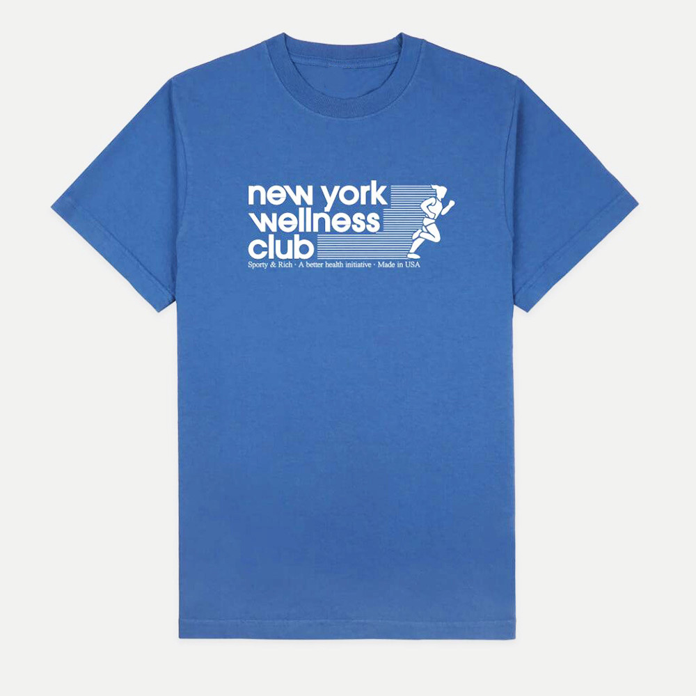 Vintage Fashion New York - 뉴욕 웰니스 클럽 레터 프린트 빈티지