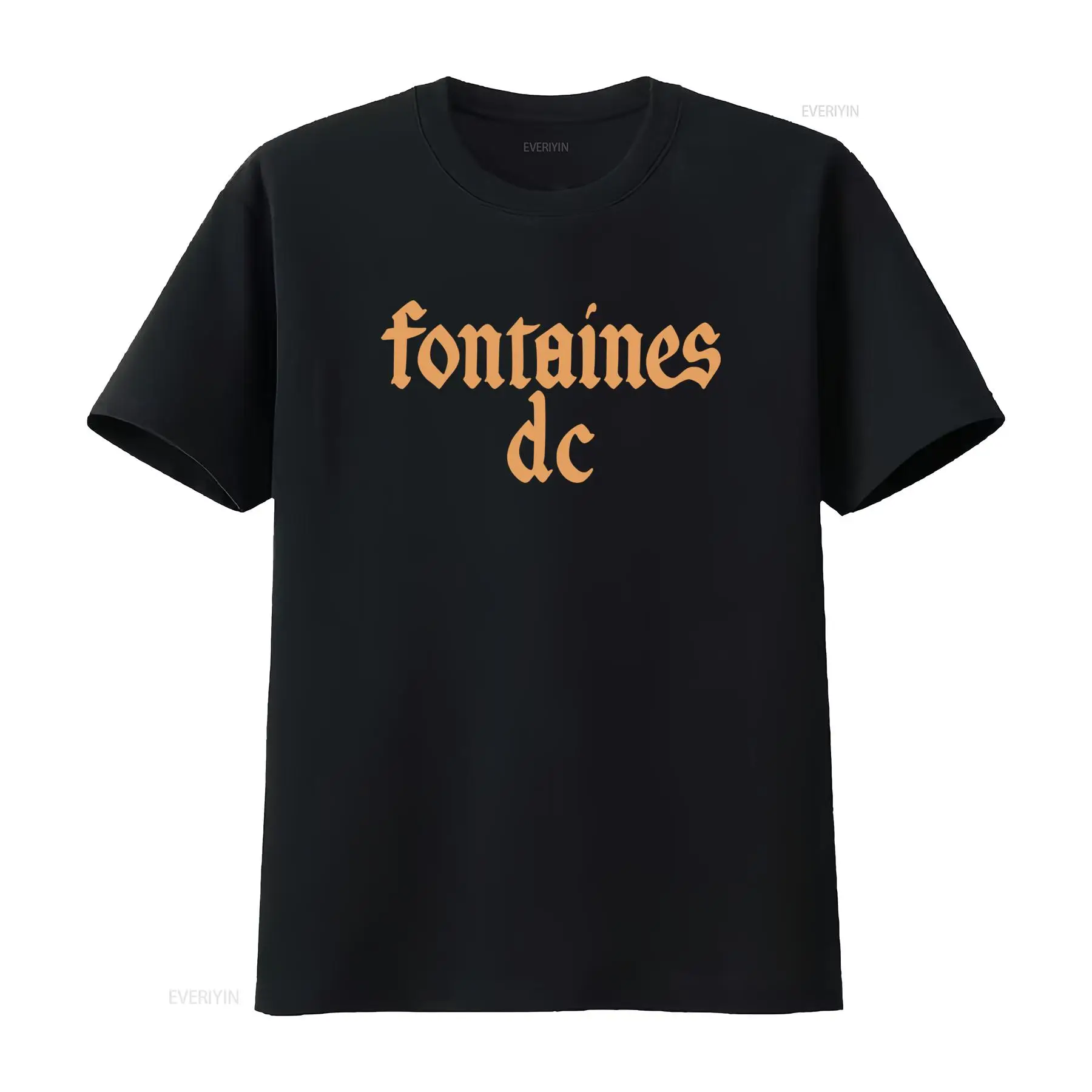 Vintage Fashion Knitwear - Fontaines D C '고딕 로고' 블랙