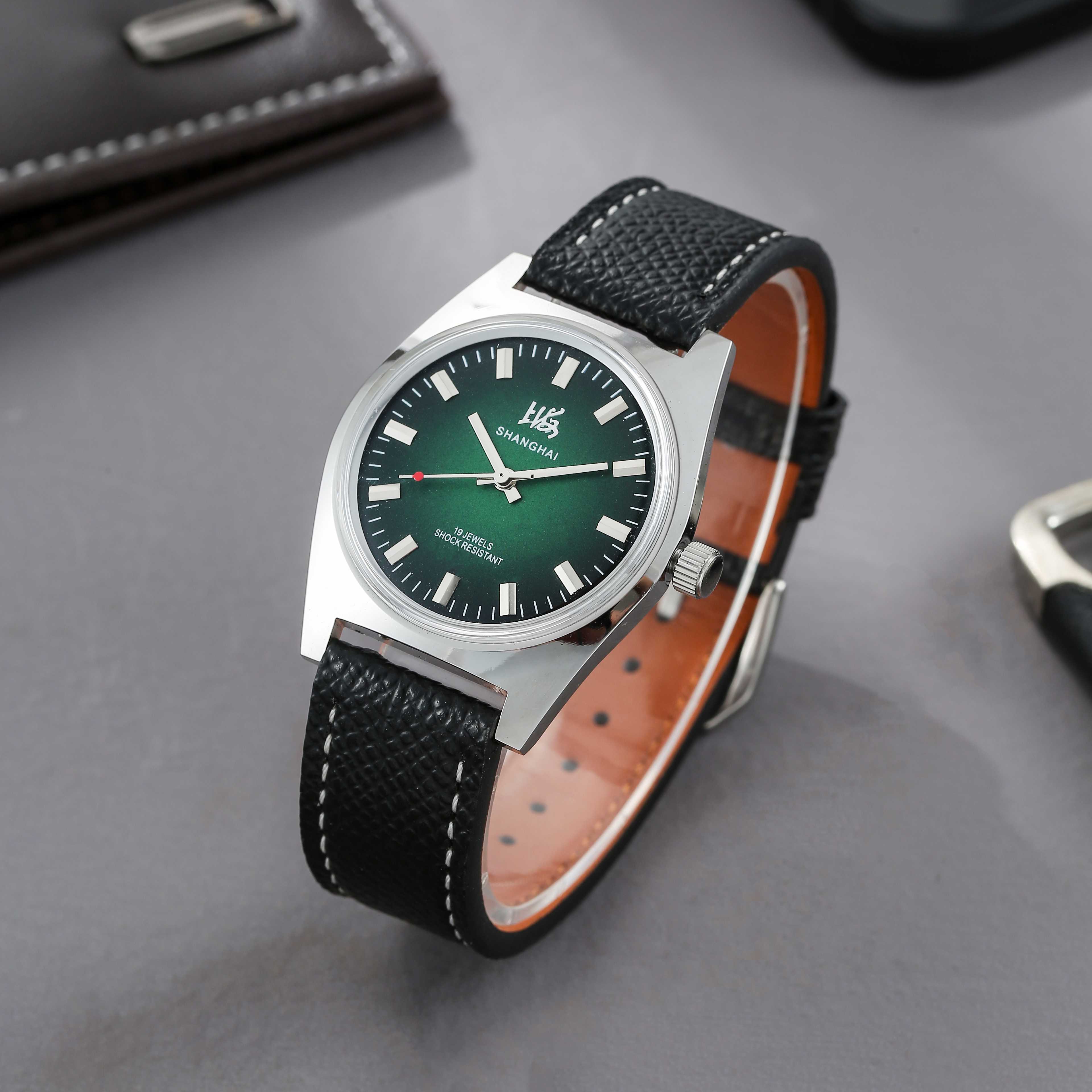 Vintage Fashion Wholesale - 상하이 36MM 남성용 수동 기계식 시계