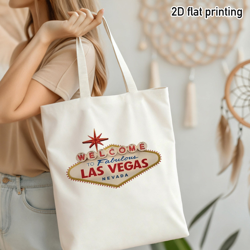 Vintage Fashion Las Vegas - 빈티지 라스베가스 웰컴 사인 토트백, 여행,