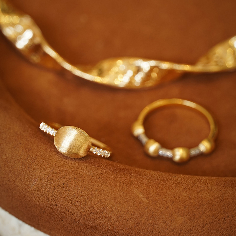 Aazuo 패션 빈티지 쥬얼리 리얼 18K 솔리드 옐로 - Vintage Fashion Rings 리뷰 및 가격