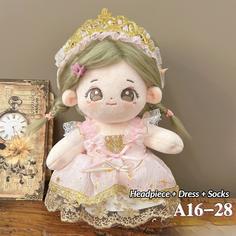 중국 스타일 Hanfu 인형 복장 20cm 면화 플러시 - Vintage Fashion Collection 리뷰 및 가격
