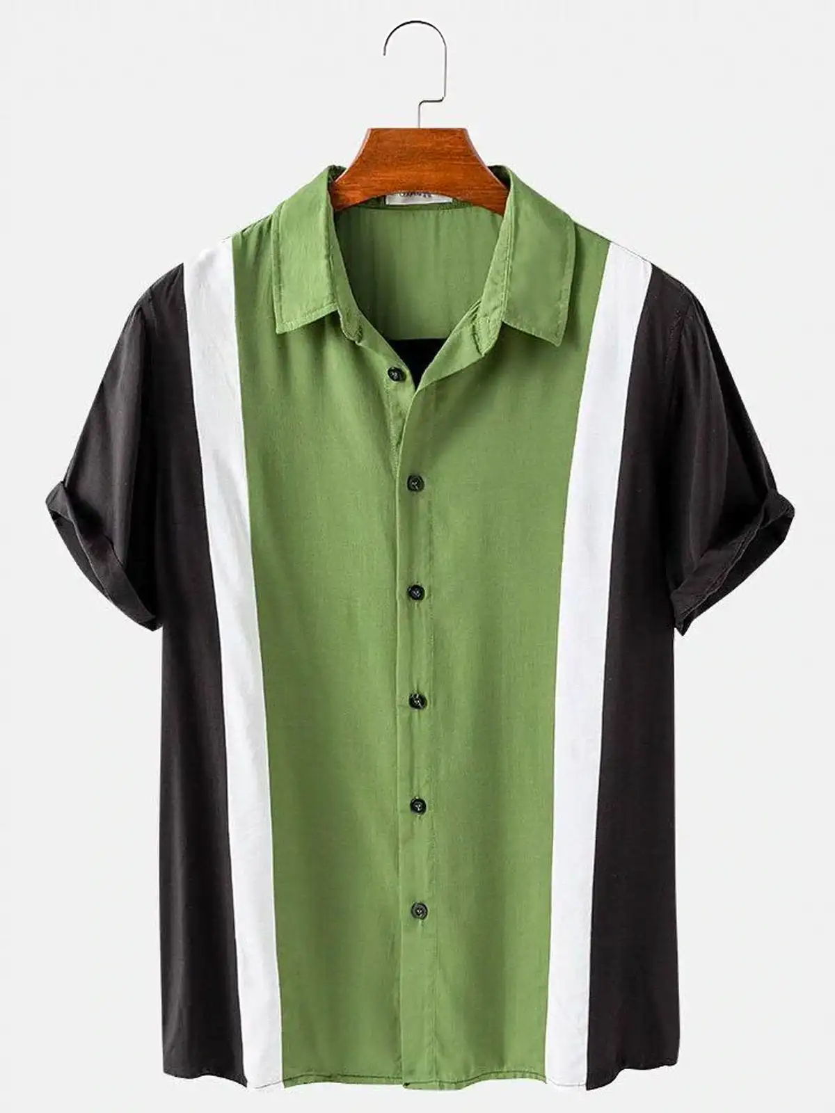남성 빈티지 50년대 클래식 투톤 찰리 쉰 볼링 캠프  - Bowling Shirt Camp 리뷰 및 가격