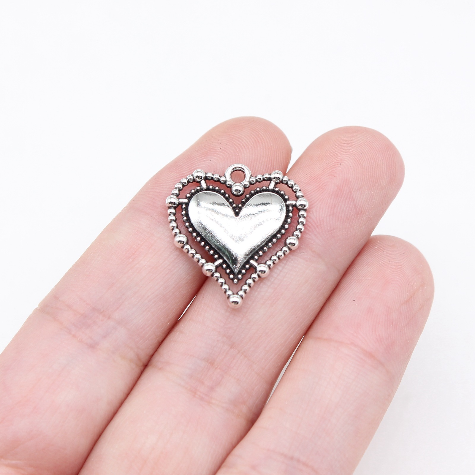 20개 20x20mm(0.79x0.79인치) 앤틱 실버 - Vintage Fashion Wholesale 리뷰 및 가격