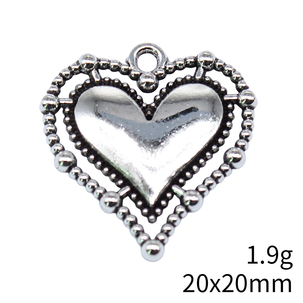 20개 20x20mm(0.79x0.79인치) 앤틱 실버 - Vintage Fashion Wholesale 리뷰 및 가격
