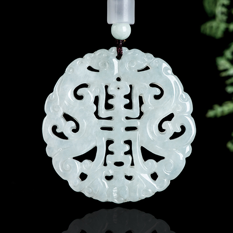 버마산 경옥 드래곤 펜던트 목걸이 여성용 빈티지 선물  - Vintage Fashion Necklace 리뷰 및 가격