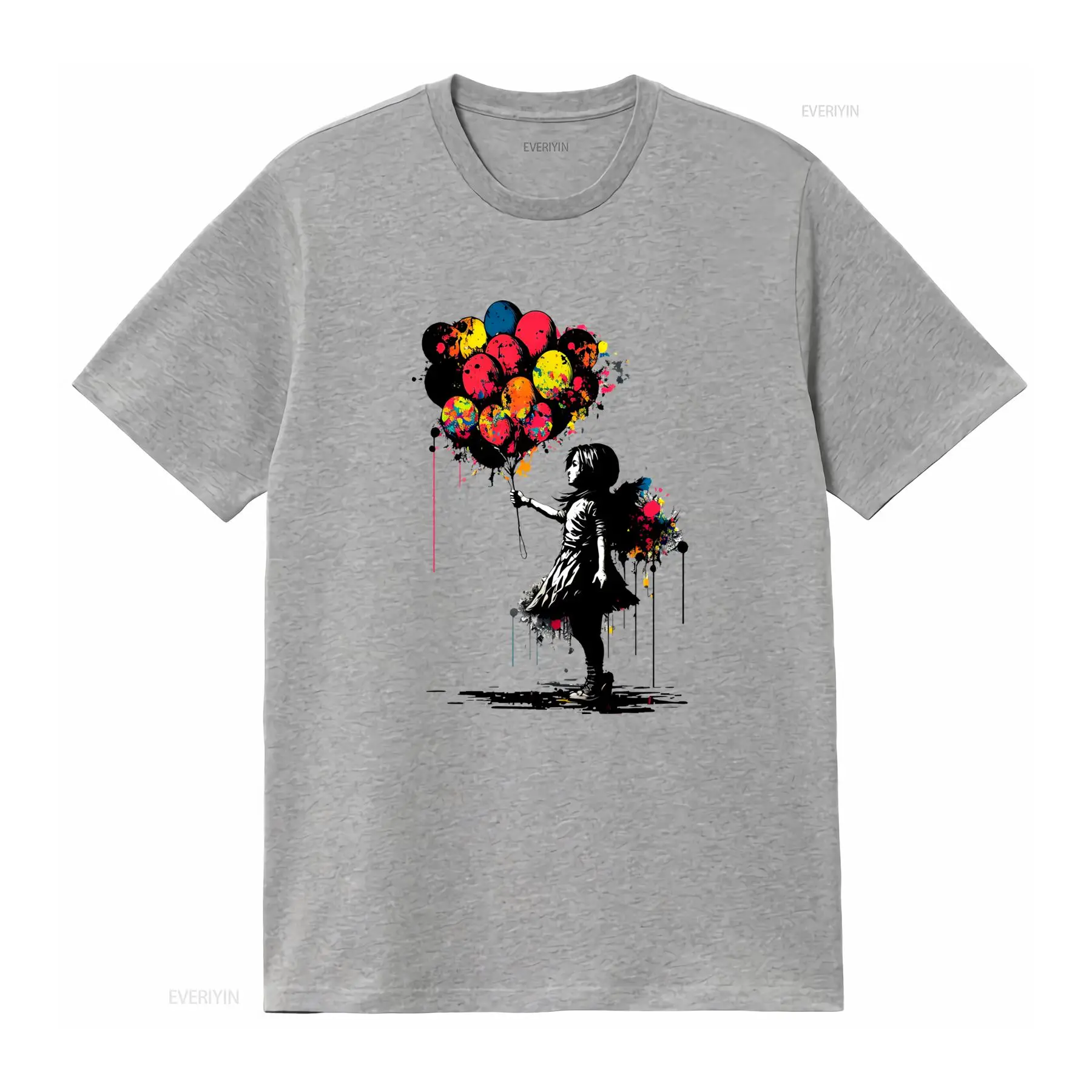 Banksy Peace T 셔츠 Balloon Girl - Vintage Fashion Knitwear 리뷰 및 가격