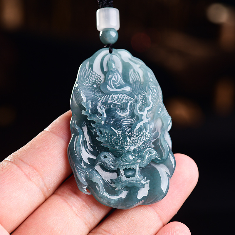 천연 버마산 경옥 드래곤 펜던트 목걸이 빈티지 디자이너 - Vintage Fashion Necklace 리뷰 및 가격