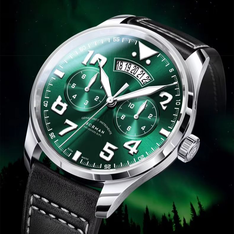 BORMAN 남성용 자동 시계 빈티지 42mm 기계식  - Vintage Fashion Week 리뷰 및 가격