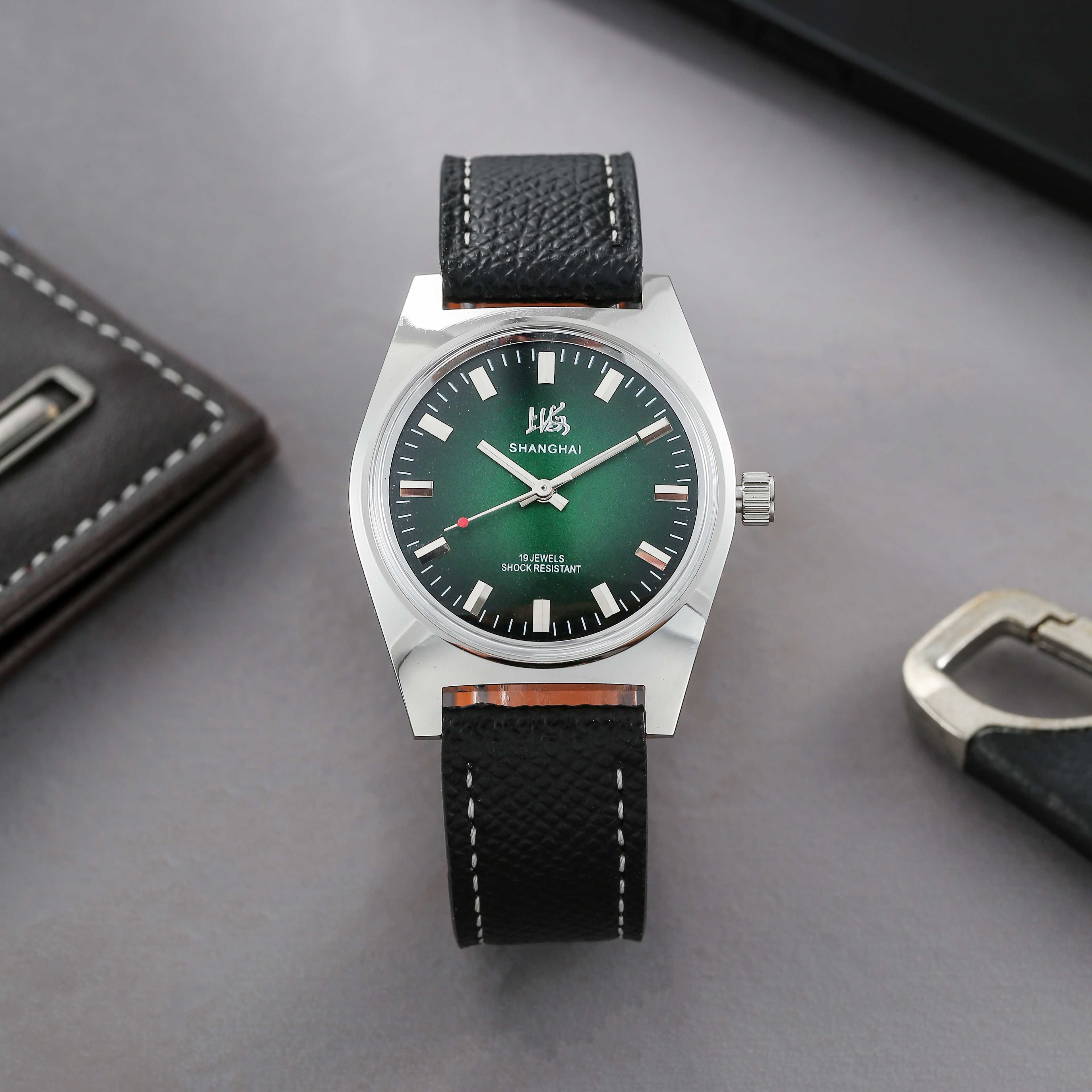 상하이 36MM 남성용 수동 기계식 시계 7120 방수 - Vintage Fashion Wholesale 리뷰 및 가격