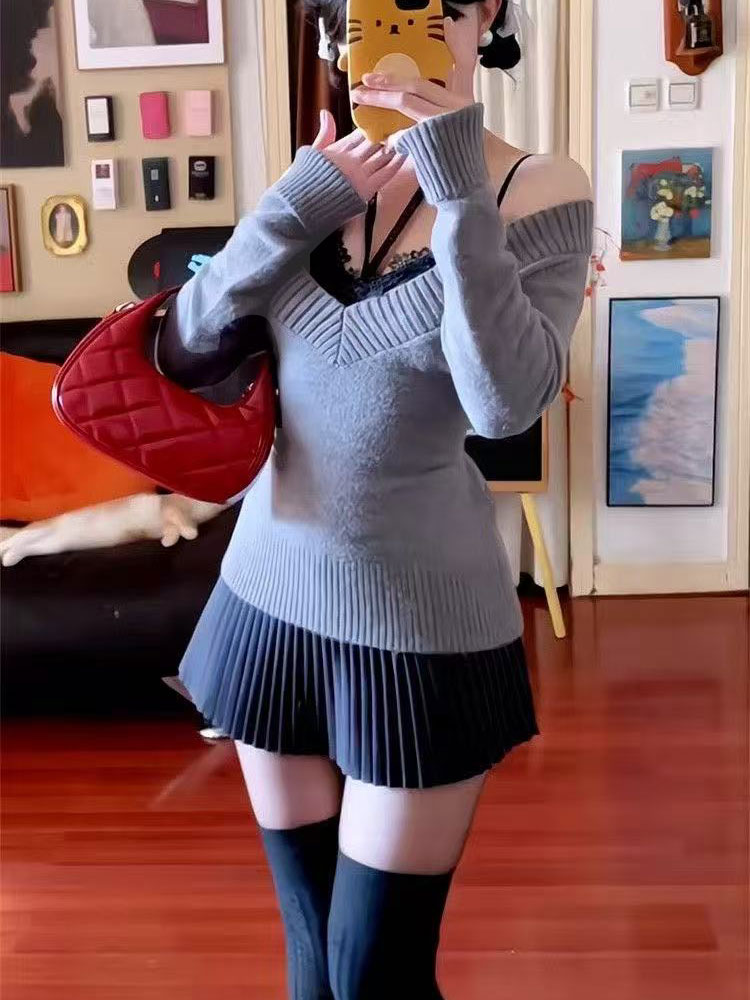 2025 패션 여성 트렌드 섹시 탑 빈티지 브이넥 스웨 - Vintage Fashion Trends 2025 리뷰 및 가격