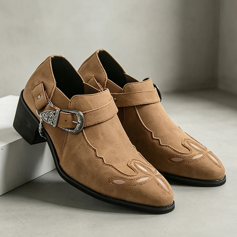 남성용 빈티지 카우보이 부츠, 가죽 소재, 발목까지 올 - Vintage Fashion In 2026 리뷰 및 가격