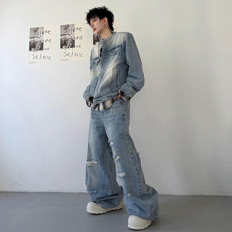 루젠 2026 가을 빈티지 워싱 데님 투피스 세트 남성 - Vintage Fashion In 2026 리뷰 및 가격