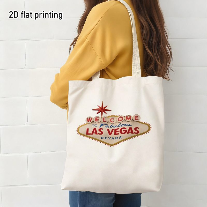 빈티지 라스베가스 웰컴 사인 토트백, 여행, 쇼핑, 해 - Vintage Fashion Las Vegas 리뷰 및 가격