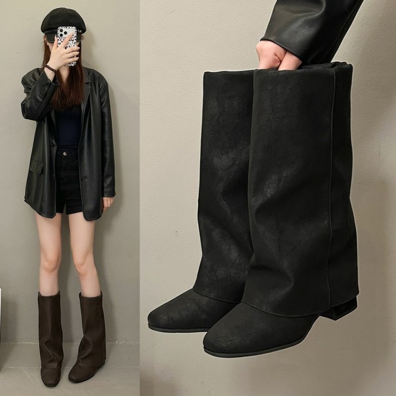 2026 뉴 스퀘어 헤드 빈티지 패션 부츠 여성용, 루 - Vintage Fashion In 2026 리뷰 및 가격