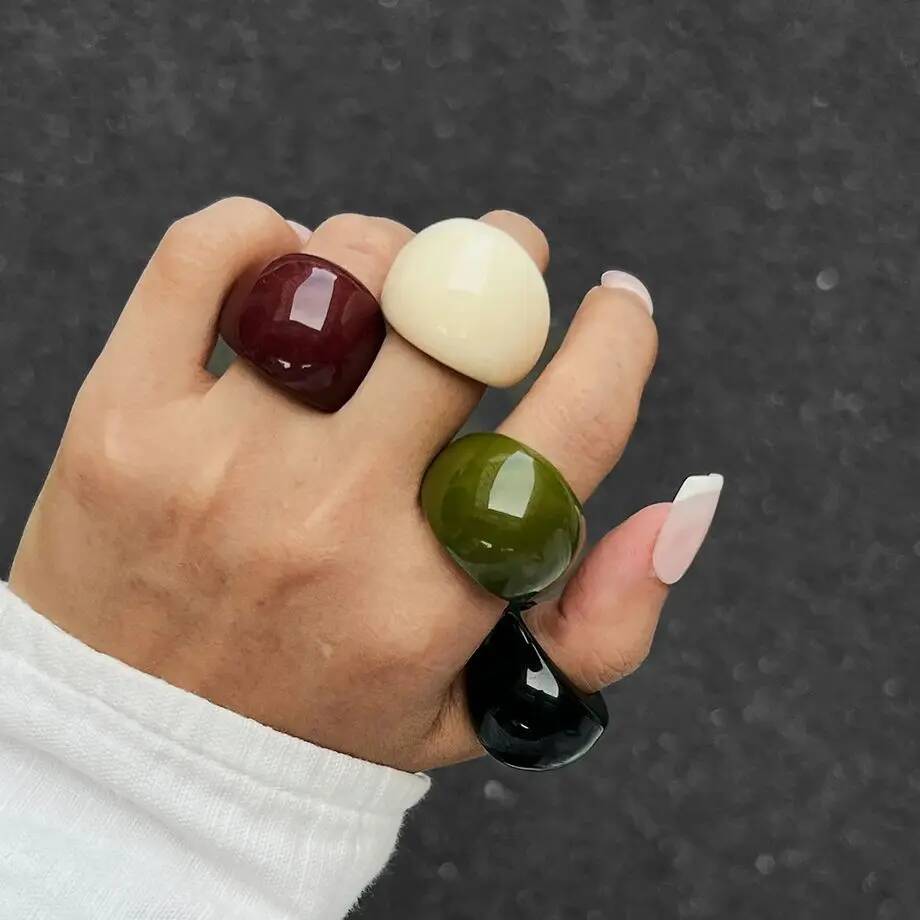 잉게마크 4컬러 보헤미안 케이팝 레진 아크릴 불규칙 반 - Vintage Fashion Trends 2025 리뷰 및 가격