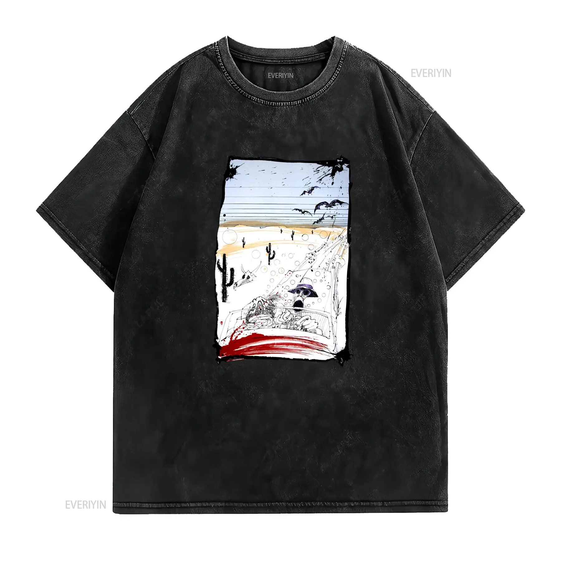 Maglietta Artistica Fear And L - Vintage Fashion Las Vegas 리뷰 및 가격