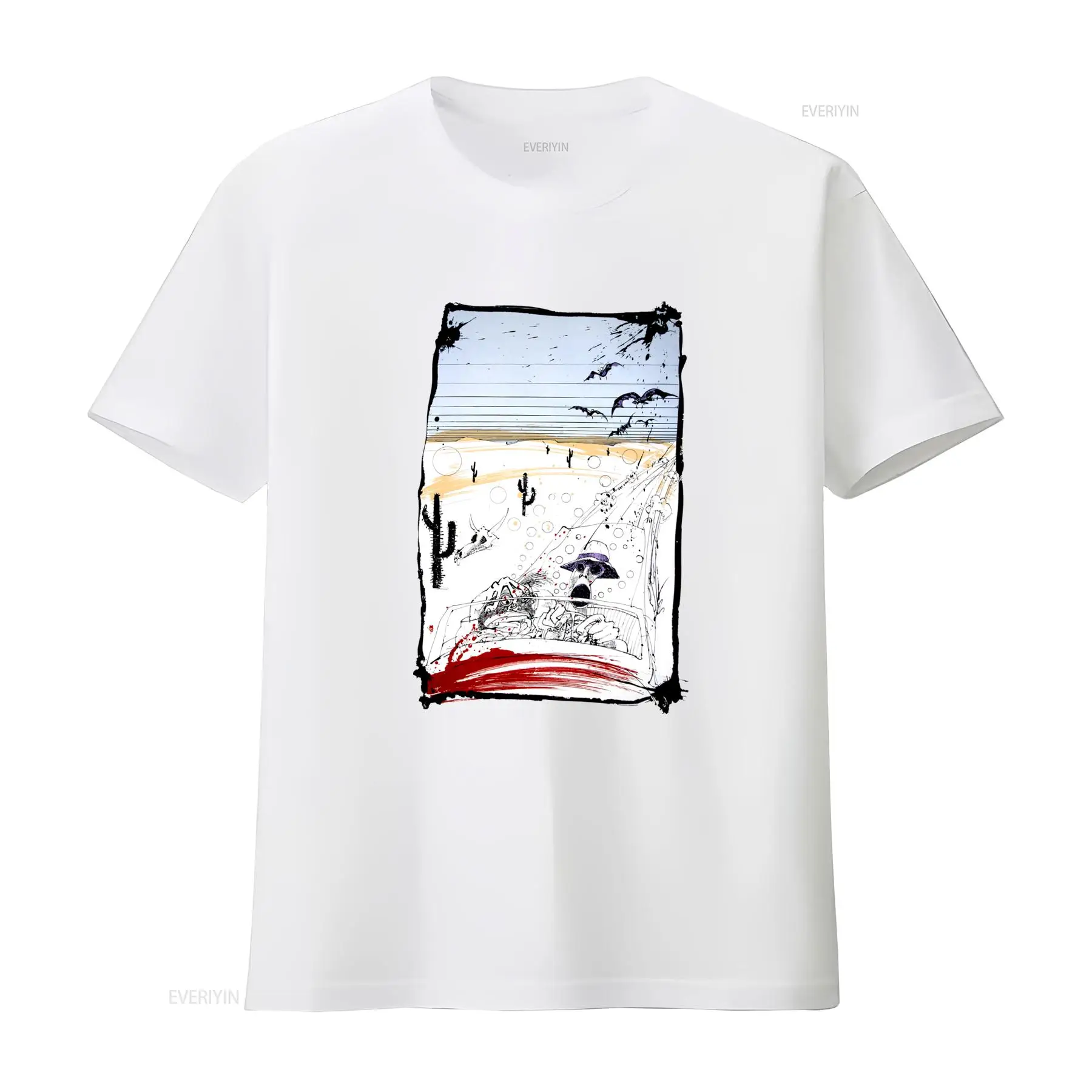 Maglietta Artistica Fear And L - Vintage Fashion Las Vegas 리뷰 및 가격