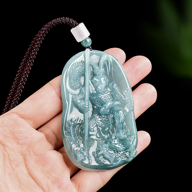 버마산 경옥 원숭이 왕 펜던트 목걸이 빈티지 럭셔리 여 - Vintage Fashion Necklace 리뷰 및 가격